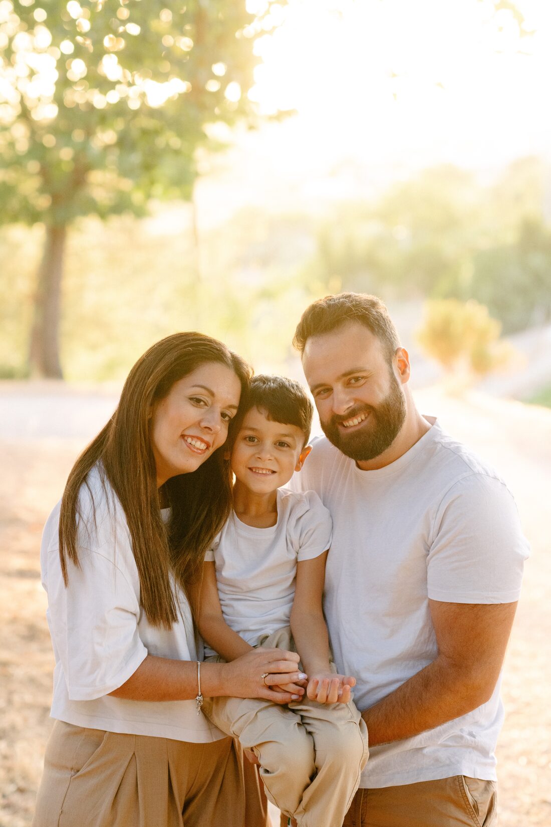 Antonio, María y su hijo