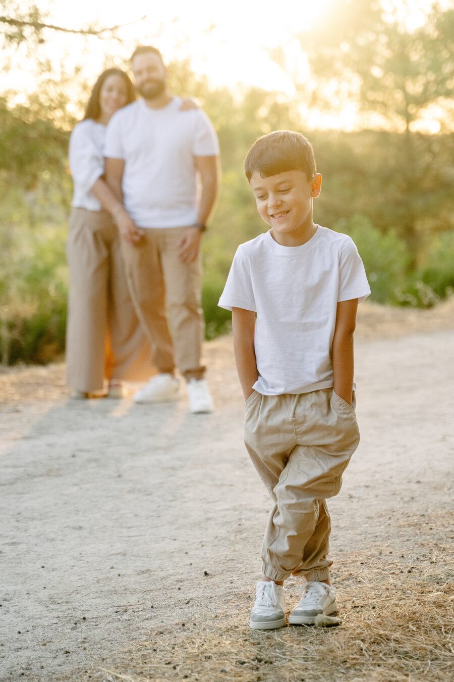 Su hijo en primer plano